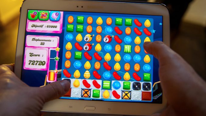 FRANCE-INTERNET-GAME-CANDY-CRUSH Jeu video, la Suede mise sur des jeux comme Candy Crush et Minecraft