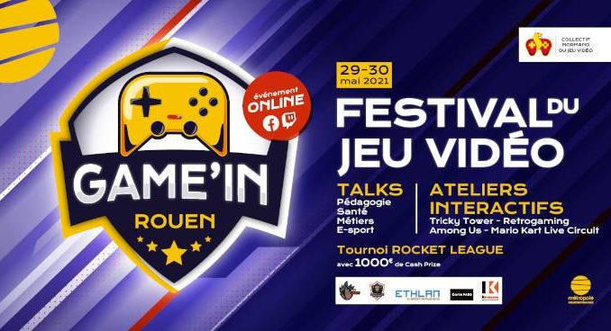 Jeu video, festival de jeux Game in Rouen sur la culture videoludique