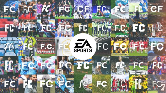 fifa-football-jeu Logo d'Electronic Arts et les équipes présentes dans le jeu