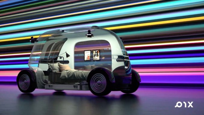 Robobus-voiture-autonome-pix-moving Le Robobus aménagé avec un lit confortable