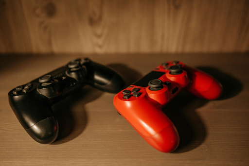 Manette de jeu vidéo. Manette de jeu vidéo.