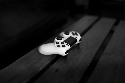 Manette de jeu vidéo. Manette de jeu vidéo.