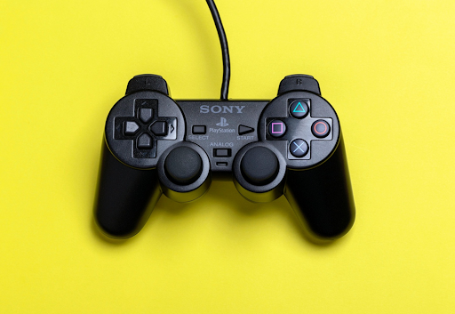 Manette de jeu vidéo. Manette de jeu vidéo.