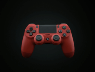 Photo De Sony Dualshock4 rouge et noir