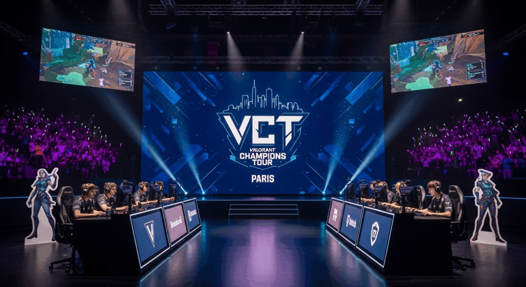 Illustration du Valorant Champions Tour qui se tiendra à Paris