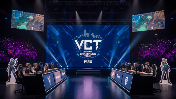 Illustration du Valorant Champions Tour qui se tiendra à Paris