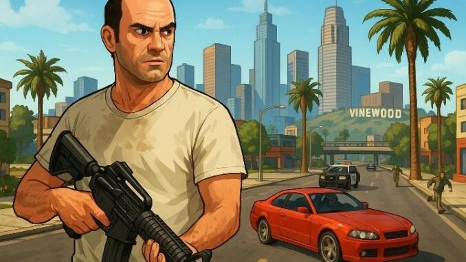 illustration-gta Illustration du jeu vidéo GTA
