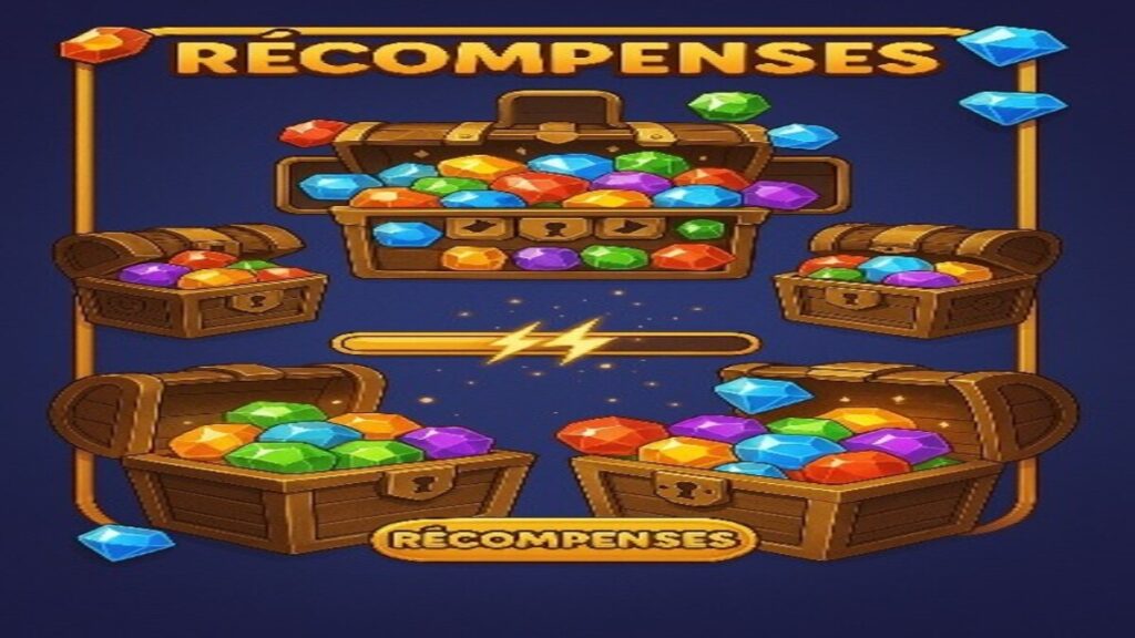 Systeme recompenses progressives jeux puzzle mobiles