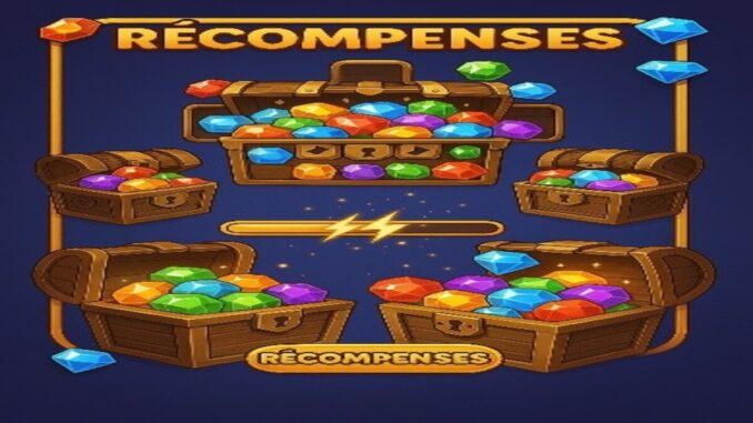 Systeme recompenses progressives jeux puzzle mobiles