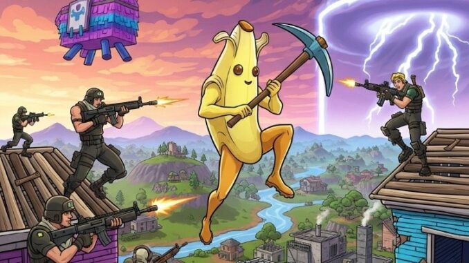 jeu-video-fortnite Illustration du jeux vidéo Fortnite