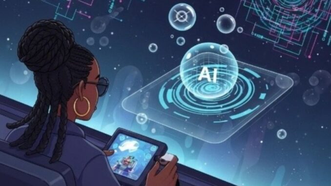 Interface de jeu mobile avec intelligence artificielle intégrée