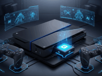 Une console de jeux Playstation