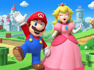 Mario et la Princesse Peach côte à côte
