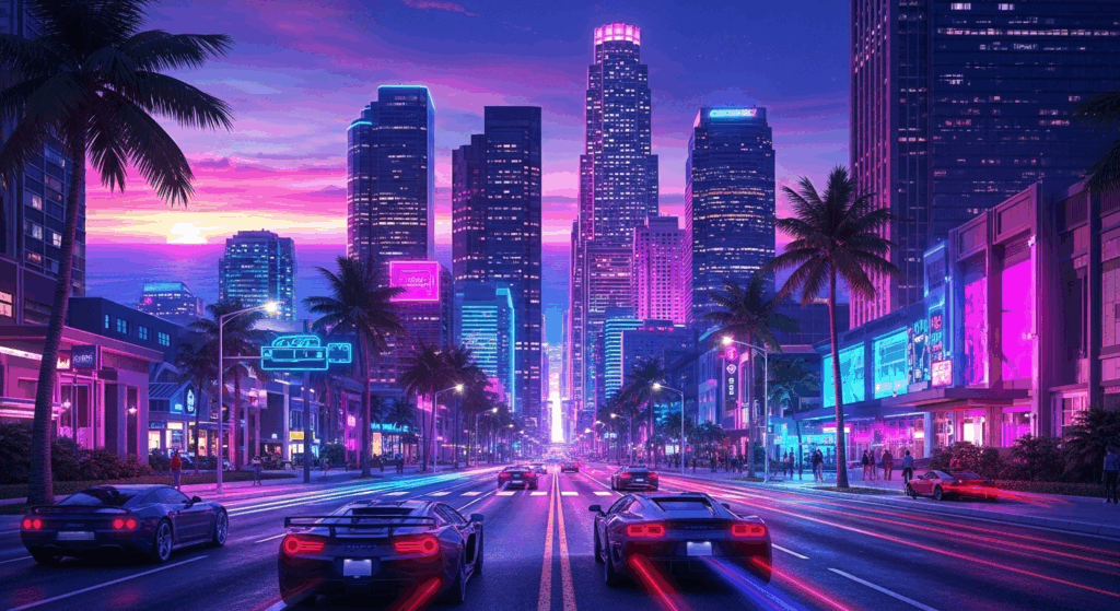 Une scene inspirée de GTA 6