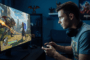 Un joueur qui joue à un jeu vidéo