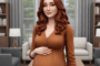 Une femme enceinte dans Sims 4