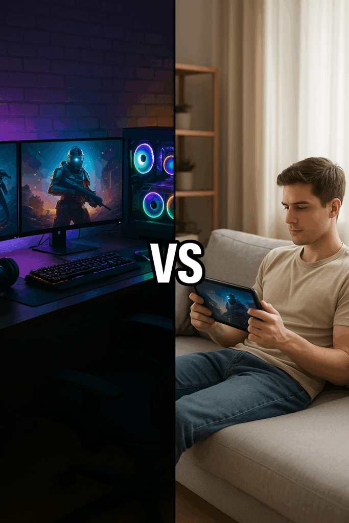 PC gaming traditionnel vs streaming de jeux nouvelle génération