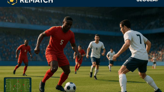 L'interface révolutionnaire de Rematch avec des joueurs en action