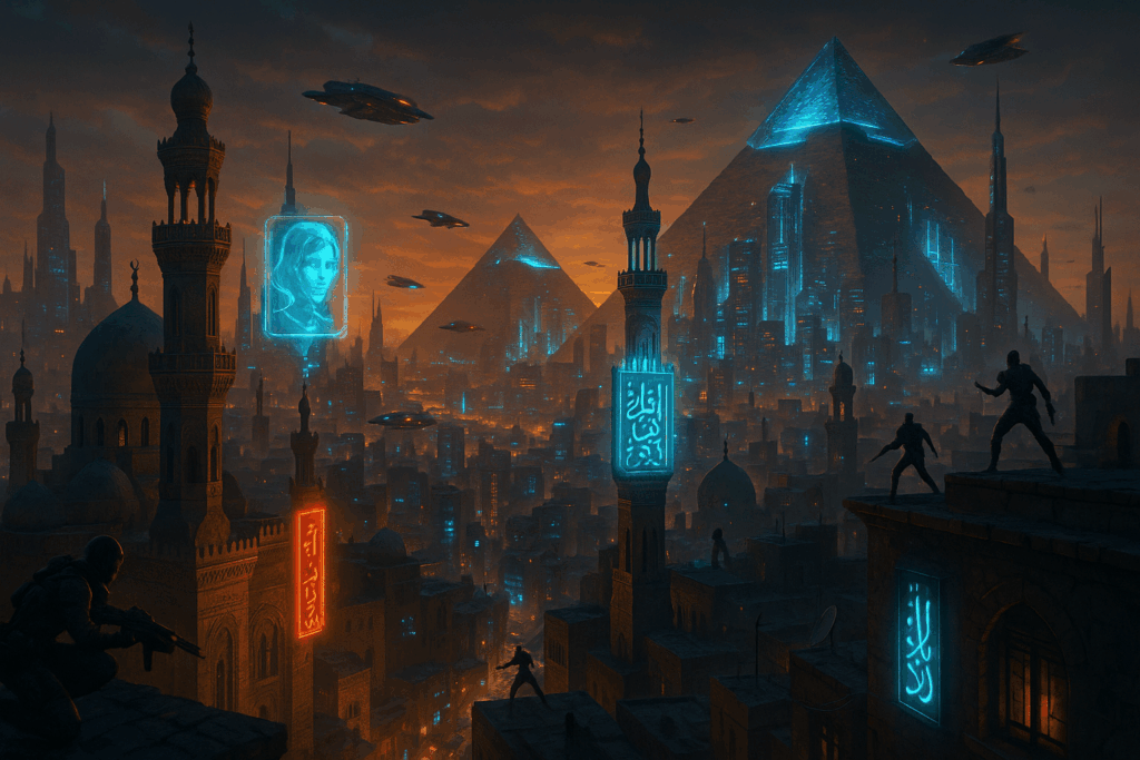 La cité futuriste dans Perfect Dark