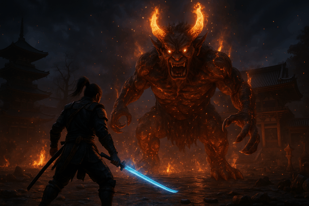 Le protagoniste du jeu Nioh 3