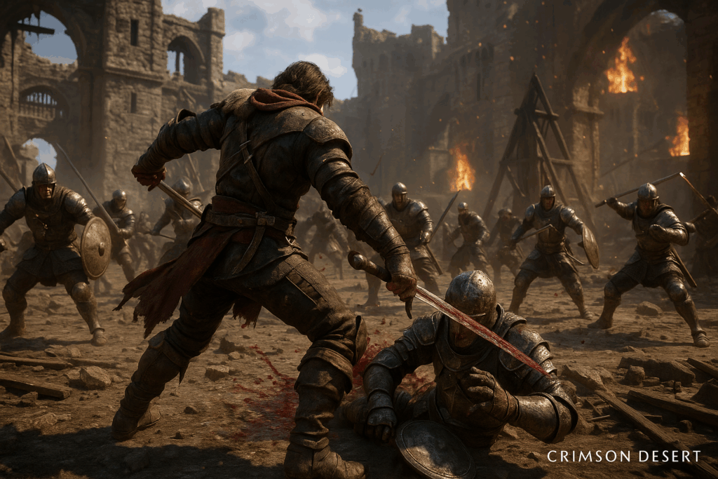 Le gameplay de Crimson Desert