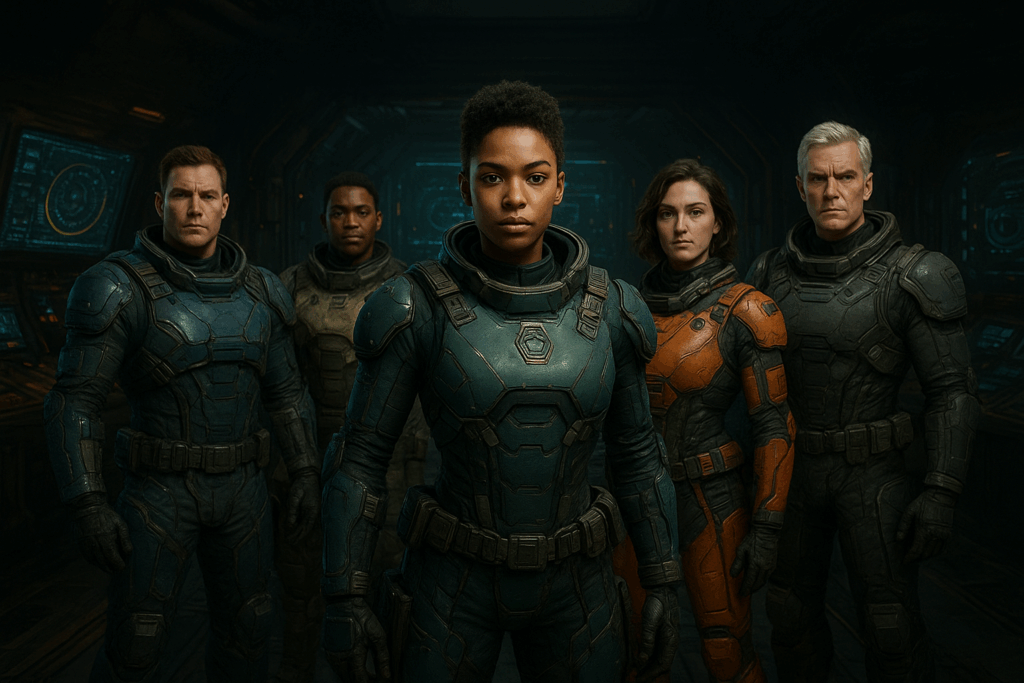 Des personnages de Directive 8020