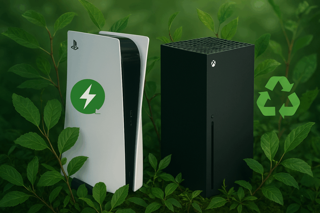 Consoles éco-conçues PlayStation 5 et Xbox Series X 