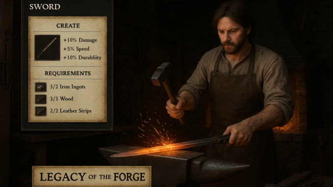 ChatGPT Image Sep 9, 2025, 10_36_40 AM Système de forge Legacy of the Forge avec Henry forgeron