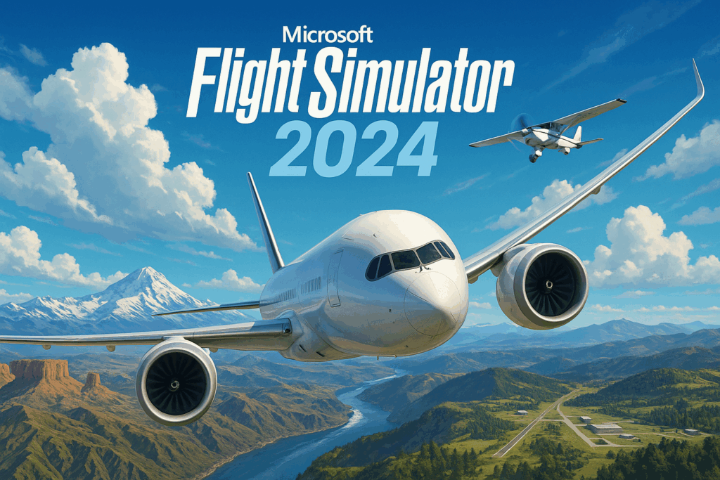 Affiche du jeu Microsoft Flight Simulator 2024