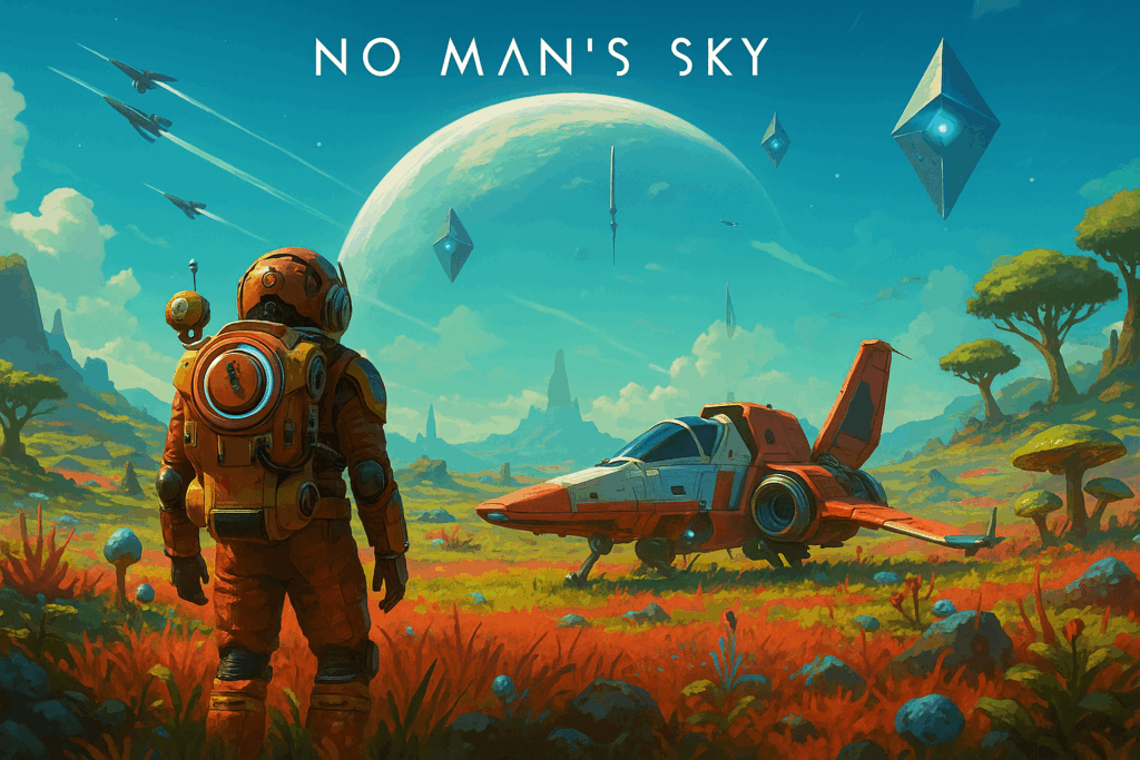 Affiche du jeu vidéo No Man's Sky