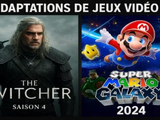 Affiches de The Witcher et Super Mario