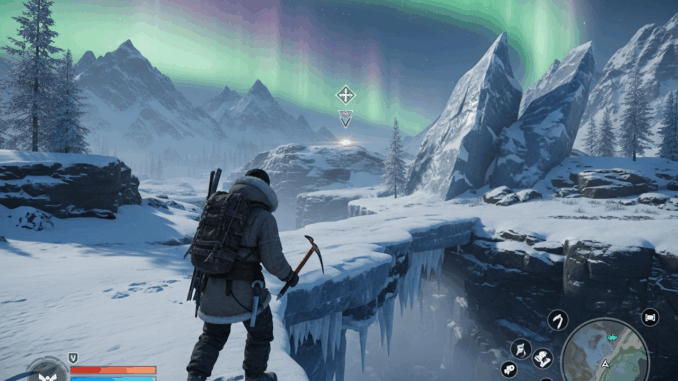 Illustration d’un jeu dans l’Arctique