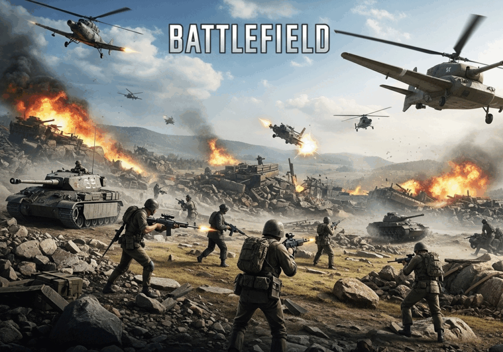 Illustration du jeu vidéo Battlefield 6