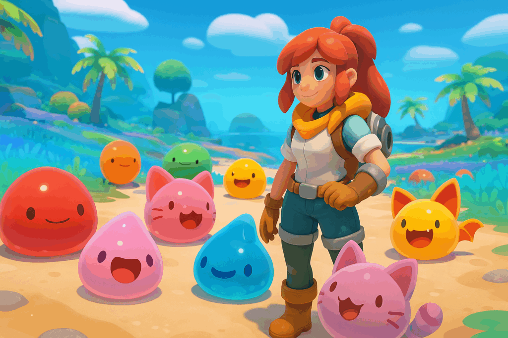 L'héroïne Beatrice dans Slime Rancher 2