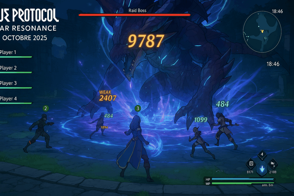 Gameplay de Blue Protocol: Star Resonance