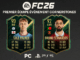 Cole Palmer et Bruno Fernandes sur des cartes Cornestones d'EA Sports FC 26