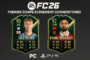 Cole Palmer et Bruno Fernandes sur des cartes Cornestones d'EA Sports FC 26