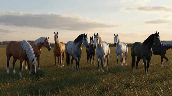 chevaux-ranch Des chevaux dans une prairie