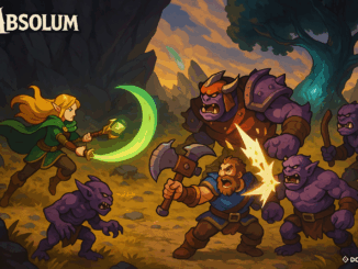 Un combat épique du jeu Absolum