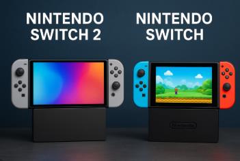 Comparaison visuelle Nintendo Switch vs Switch 2
