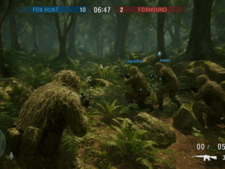 Des joueurs en camouflage dans Fox Hunt