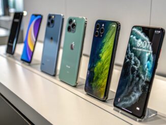 Divers modèles de smartphones