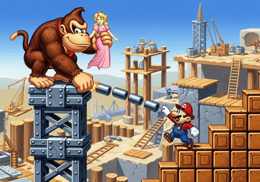 Illustration du jeu vidéo Donkey Kong