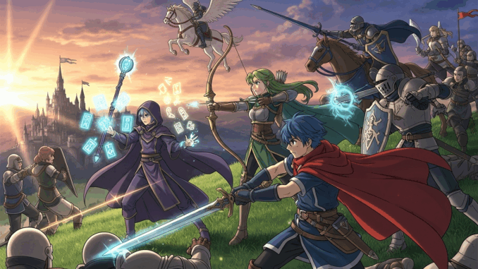 Illustration des personnages de Fire Emblem