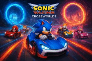 Un visuel promotionnel de Sonic Racing: CrossWorlds 