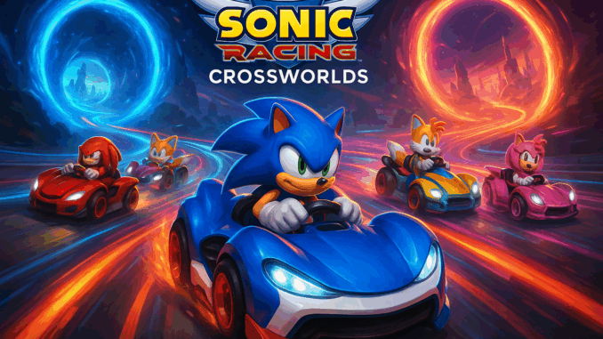 Sonic Racing CrossWorlds SEGA : moquerie de Mario Kart de Nintendo