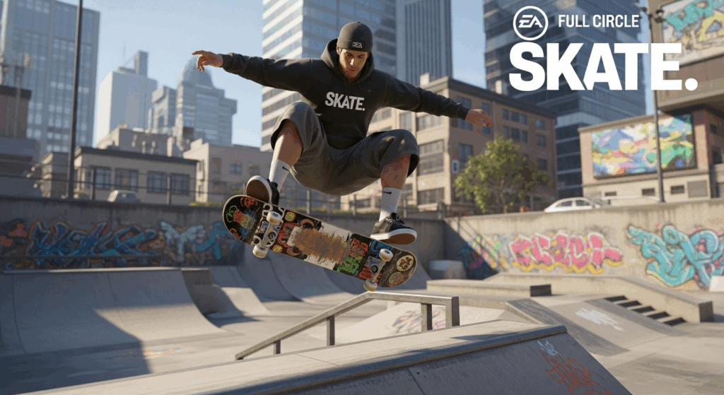 Illustration du jeu vidéo skate.