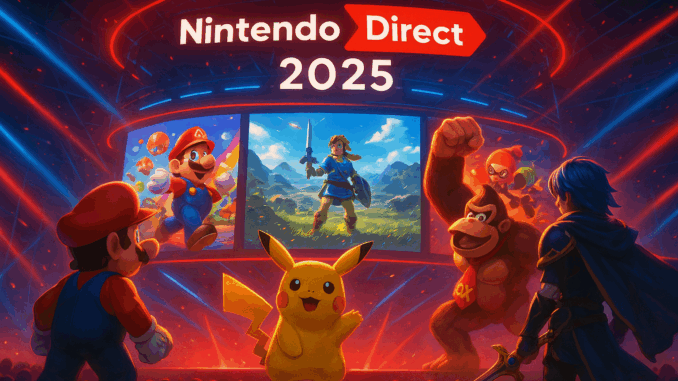 illustration-du-nintendo-direct-2025 Illustration du Nintendo Direct 2025