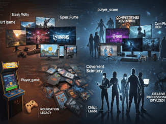 Illustration de l’industrie du jeu vidéo