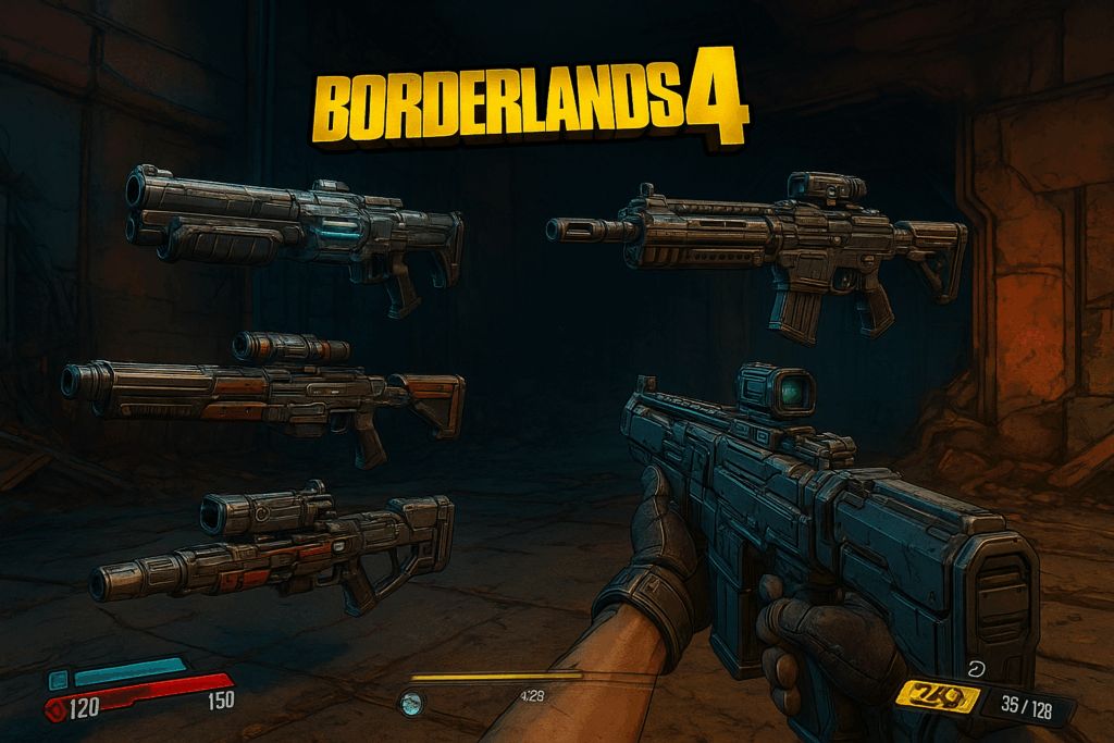 Interface de gameplay de Borderlands 4